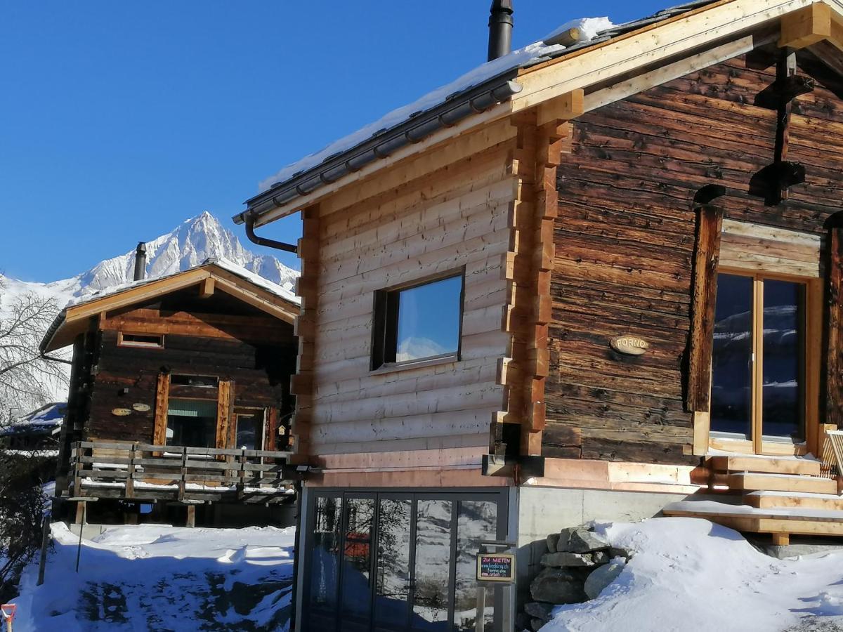 "Forno One" - Buerchen Moosalp Villa Eksteriør billede